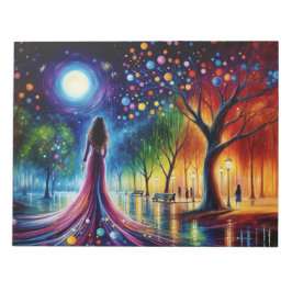 カラフル夢抽象芸術ファンタジー勾配 ノートパッド