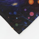 カラフル夢抽象芸術ファンタジー勾配 フリースブランケット (角)