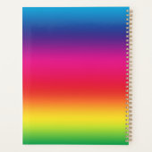 カラフル夢抽象芸術ファンタジー勾配 プランナー手帳 (裏面)