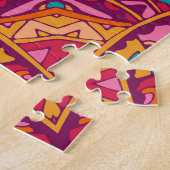 カラフル大理石のテクスチャ、高解像度インテリア。 ジグソーパズル (側面)