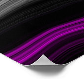 カラフル大理石アートの爆発 ポスター (角)