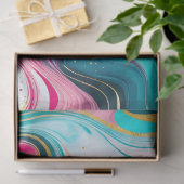 カラフル大理石インクアートティッシュペーパー 薄葉紙 (ギフト)