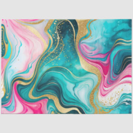 カラフル大理石インクアートティッシュペーパー 薄葉紙