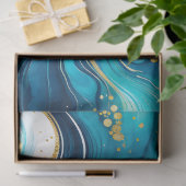 カラフル大理石インクアートティッシュペーパー 薄葉紙 (ギフト)