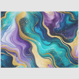 カラフル大理石インクアートティッシュペーパー 薄葉紙