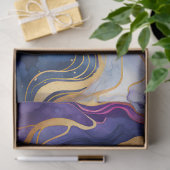 カラフル大理石インクアートティッシュペーパー 薄葉紙 (ギフト)