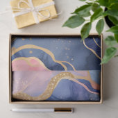 カラフル大理石インクアートティッシュペーパー 薄葉紙 (ギフト)