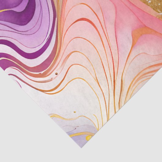 カラフル大理石インクアートティッシュペーパー 薄葉紙 (詳細)