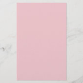 カラフル女性のカーボーイブーツ(花とサボテン) 便箋 (裏面)