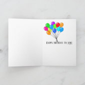 カラフル子の白い手書き カード (内部)