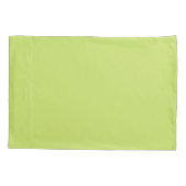 カラフル子供の緑の自然かわいいトレンディーグリーン 枕カバー (裏面)