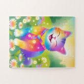 カラフル子猫キッズジグソーパズル ジグソーパズル (横)