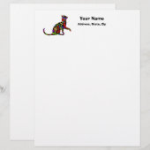 カラフル子猫2 レターヘッド (正面/裏面)