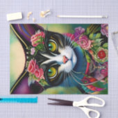 カラフル子猫 薄葉紙 (クラフト)