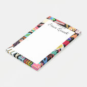 カラフル学校用品パーソナライズされた先生 ポストイット (アングル)