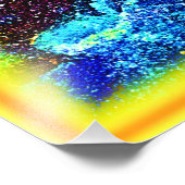 カラフル宇宙アー買ト フォトプリント            (角)