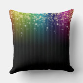 カラフル宇宙レインボースターズ クッション (裏面)