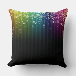 カラフル宇宙レインボースターズ クッション