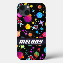 カラフル宇宙惑星銀河系星パターン