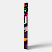 カラフル宇宙惑星銀河系星パターン Case-Mate iPhoneケース (裏面 / 右)