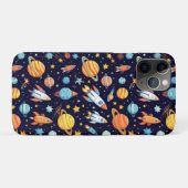 カラフル宇宙探索パターン Case-Mate iPhoneケース (裏面(横))