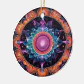 カラフル宇宙曼荼羅 セラミックオーナメント (左)