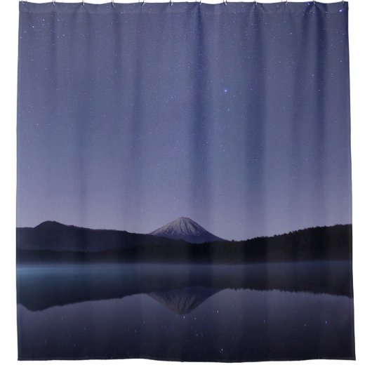 カラフル宇宙 シャワーカーテン (正面)