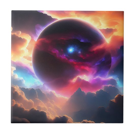 カラフル宇宙 タイル (正面)
