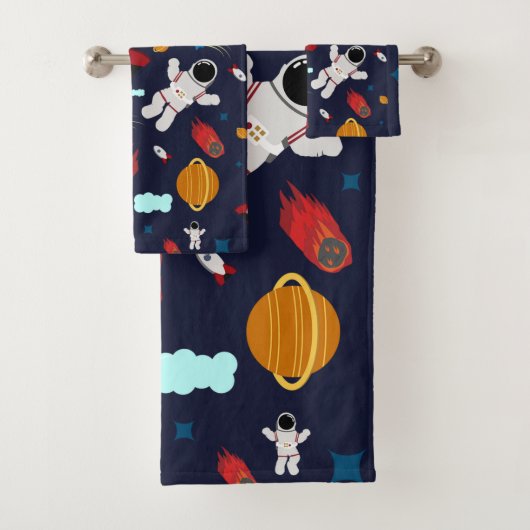 カラフル宇宙 バスタオルセット (インサイチュ)