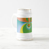 カラフル宇宙 ビールジョッキ (正面左)