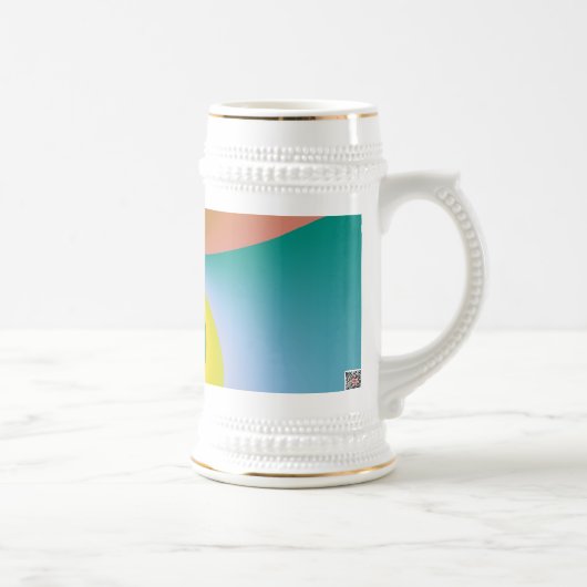 カラフル宇宙 ビールジョッキ (右)