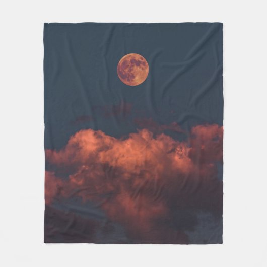 カラフル宇宙 フリースブランケット (正面)