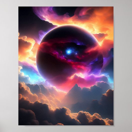 カラフル宇宙 ポスター (正面)