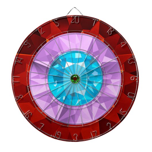 カラフル宝石 ダーツボード (正面)