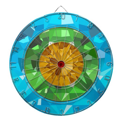 カラフル宝石 ダーツボード (正面)