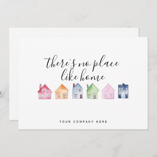 カラフル実在エステート新住宅所有者マーケティング (正面/裏面)