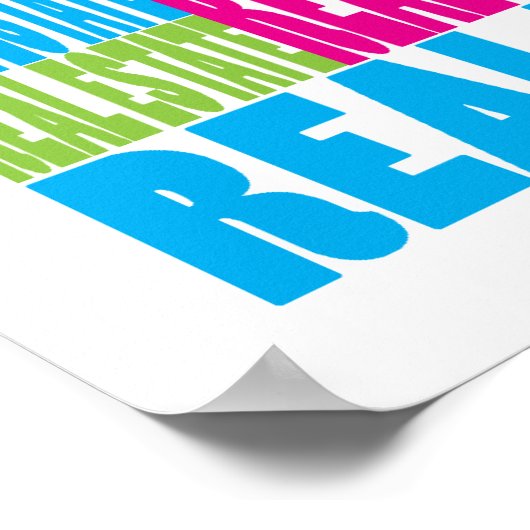 カラフル実在財 ポスター (角)