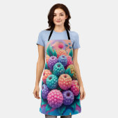 カラフル実 エプロン (着用した状態)