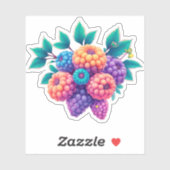 カラフル実 シール (シート)