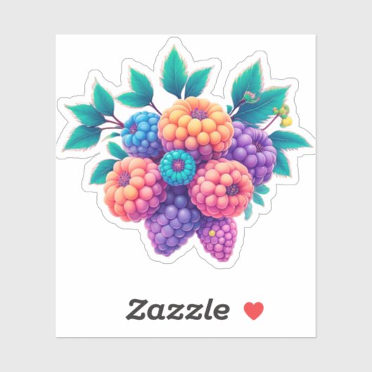 カラフル実 シール (シート)