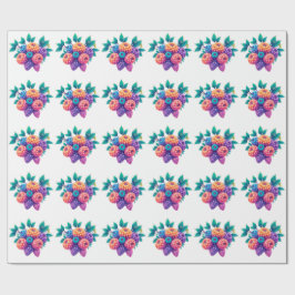 カラフル実 ラッピングペーパー