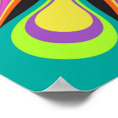 カラフル対角パターンの繰り返し。抽象芸術、アート、アート、アート、アート、アート、アート、アート ポスター (角)