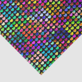 カラフル少し愛ハートのティッシュペーパー 薄葉紙 (詳細)