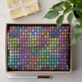 カラフル少し愛ハートのティッシュペーパー 薄葉紙 (ギフト)