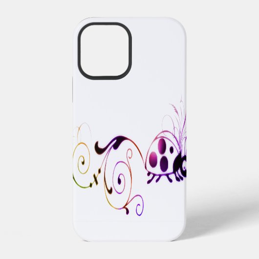 カラフル尾のおもしろい iPhoneケース (裏面)