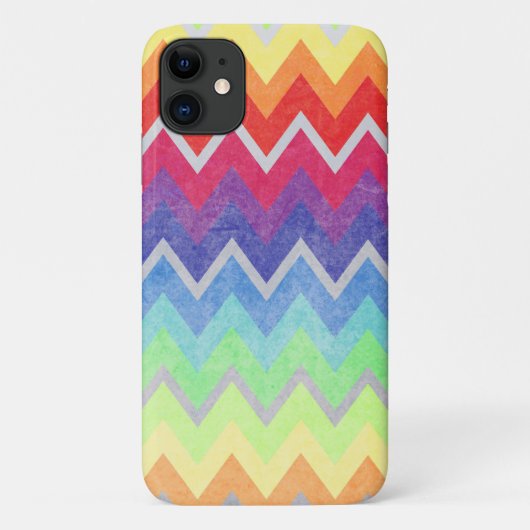 カラフル山柄かわいい虹の色 Case-Mate iPhoneケース (裏面)