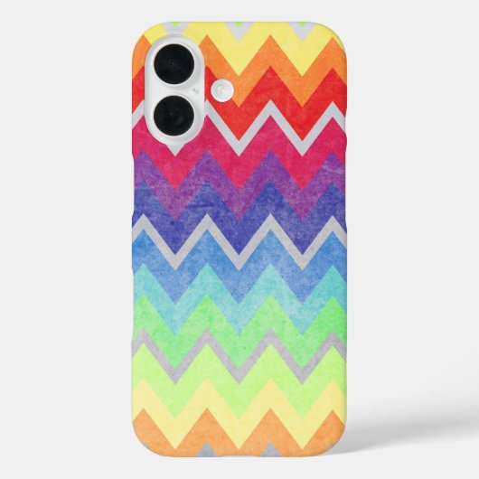 カラフル山柄かわいい虹の色 Case-Mate iPhoneケース (裏面)