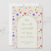 カラフル山花お洒落の母の日 シーズンカード (正面)