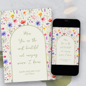 カラフル山花お洒落の母の日 シーズンカード