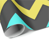 カラフル山鮮やかカッコいいおもしろい模様 ラッピングペーパー (ロールコーナー)